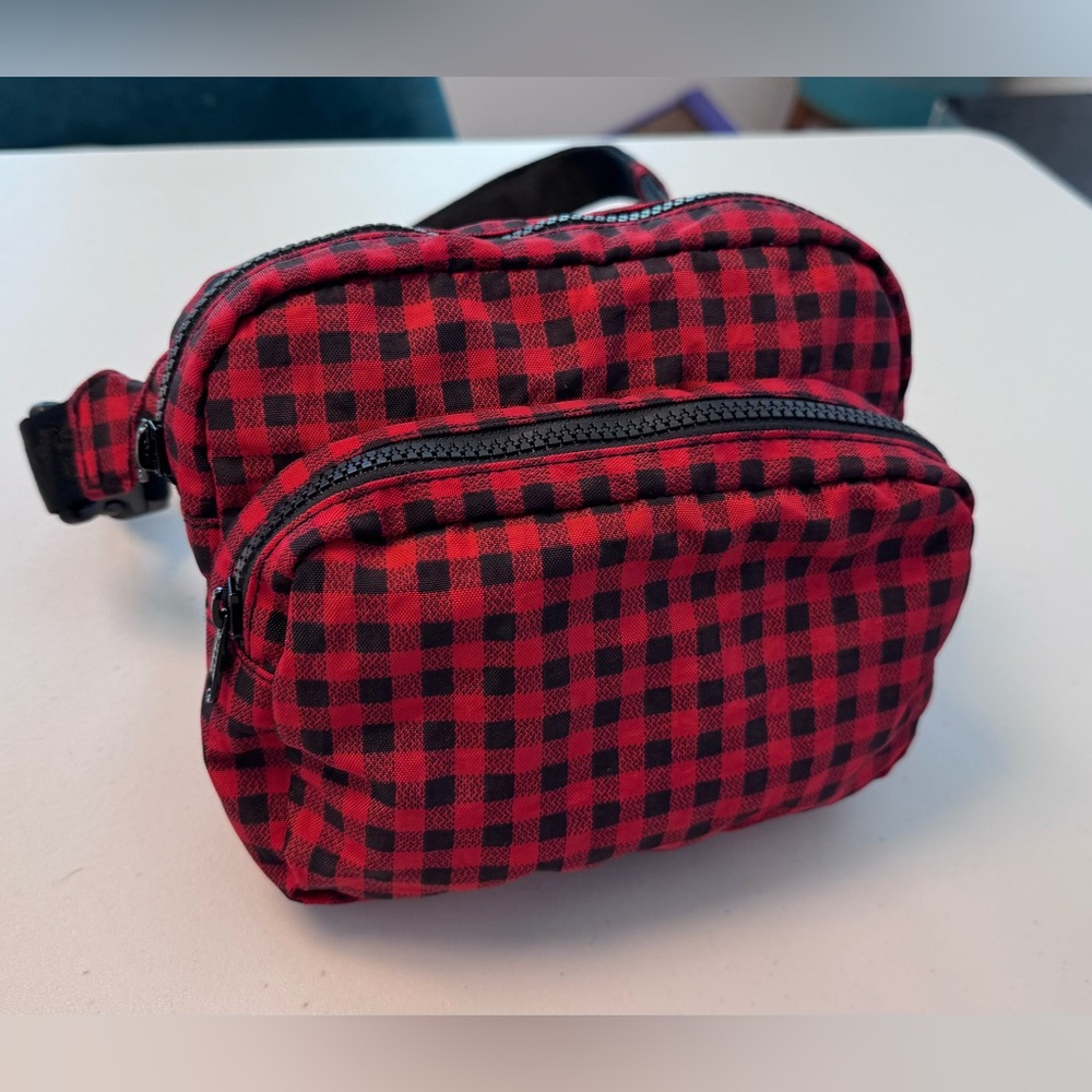 Baggu gingham fanny pack DYED Red